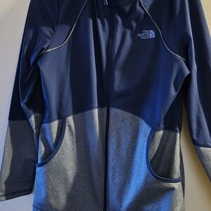 The North Face Kids Navy and Gray Jacket